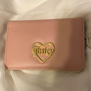 Juicy Couture Blush Pink wallet with Gold Accent